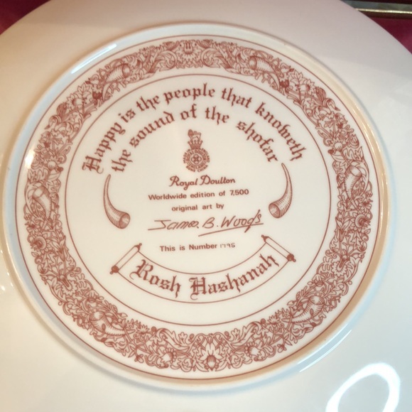 Royal Doulton Celebration of Faith Collection Rosh Hashanah By James Woods - Picture 9 of 12